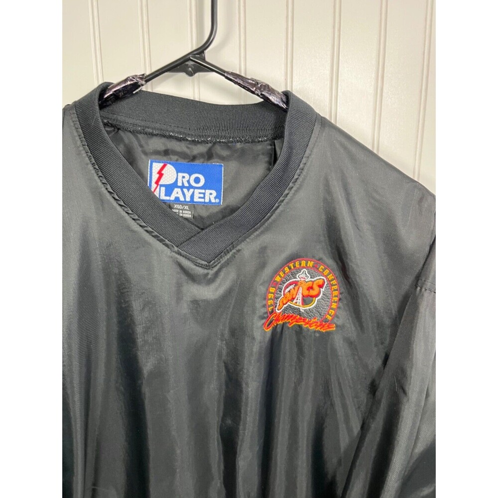 Seattle SuperSonics Mens Vintage XGD/XL 1996 Pull Over Jacket Pro Player Black - Picture 2 of 8